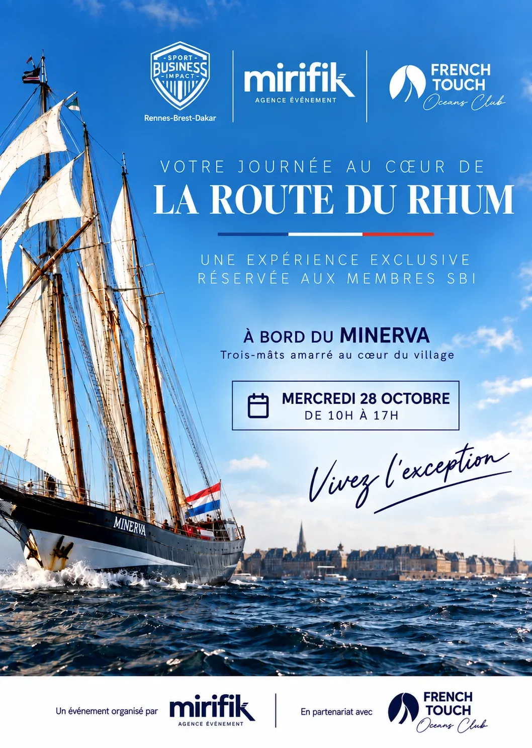 Une journée exclusive à bord du Minerva